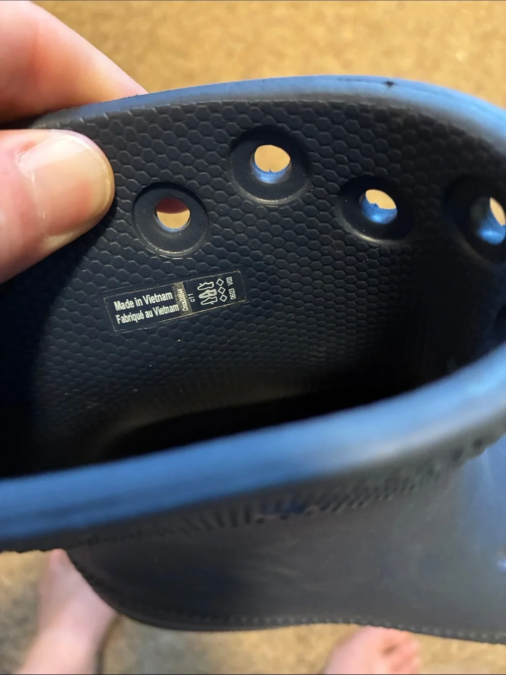 CROCS Kids Dark Blue Waterproof Rain & Snow Boots